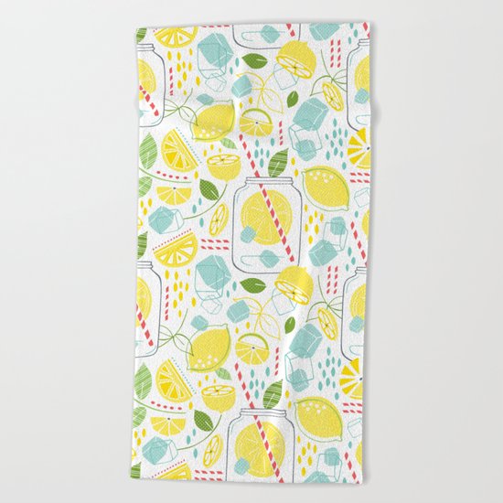 Summer Sippin' Beach Towel