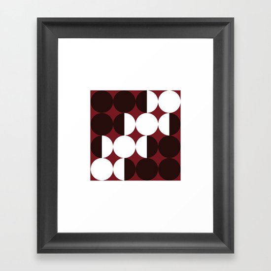 #384 Four months – Geometry Daily Framed Art Print