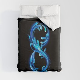 Infinity of Cold Water Duvet Cover