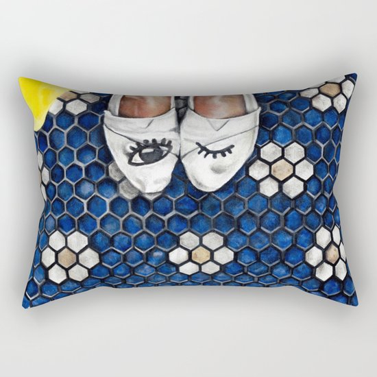 Art Beneath Our Feet Project - Grand Rapids Rectangular Pillow