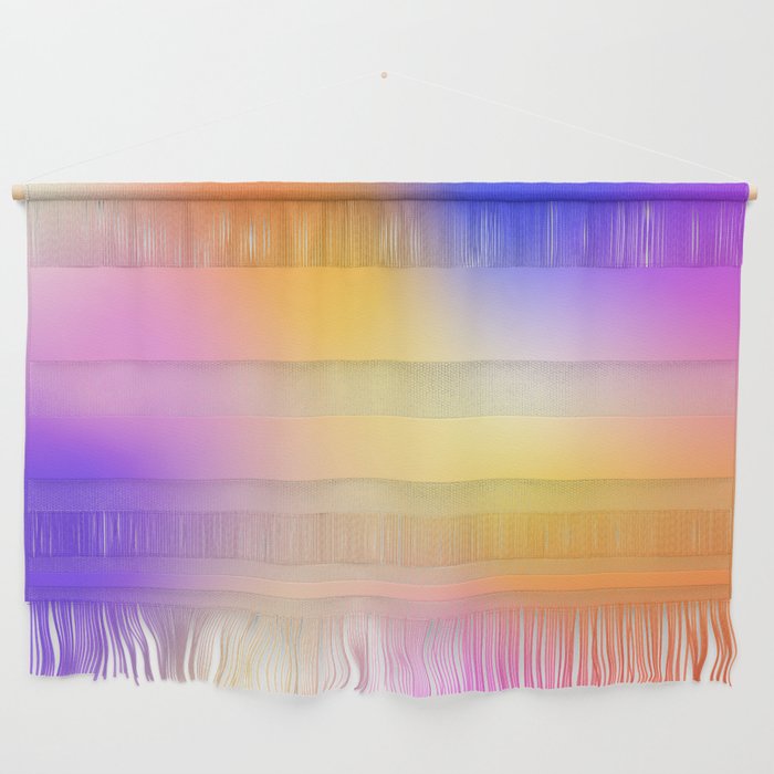 Warm Colorful Sunset Gradient  Wall Hanging