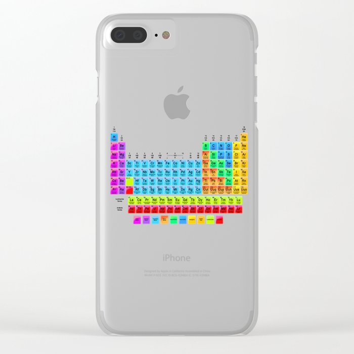 Periodic Table Mendeleev Clear Iphone Case By Lovehope