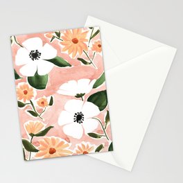 Summer Florals Stationery Card