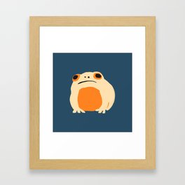 gorgeous toad alone Framed Art Print