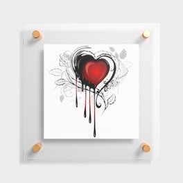 Bleeding Heart Floating Acrylic Print