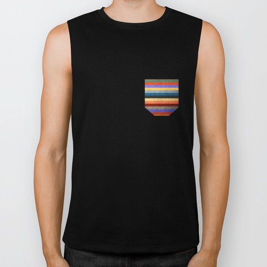 Crazy Stripes Biker Tank