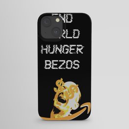 End World Hunger iPhone Case