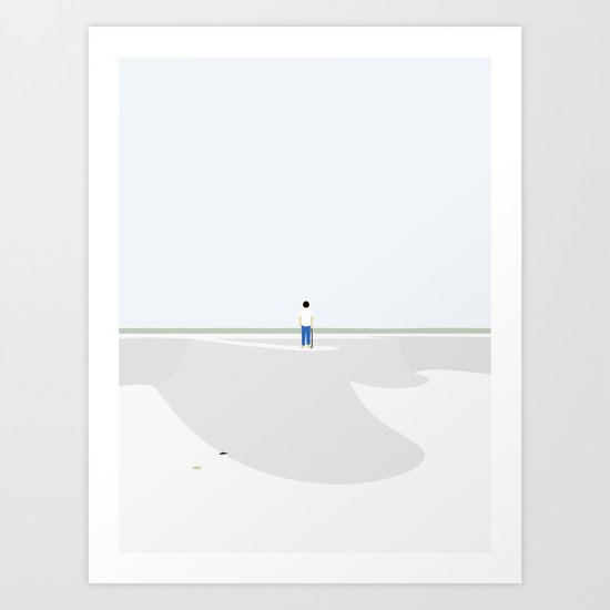 UDEN SKO Art Print