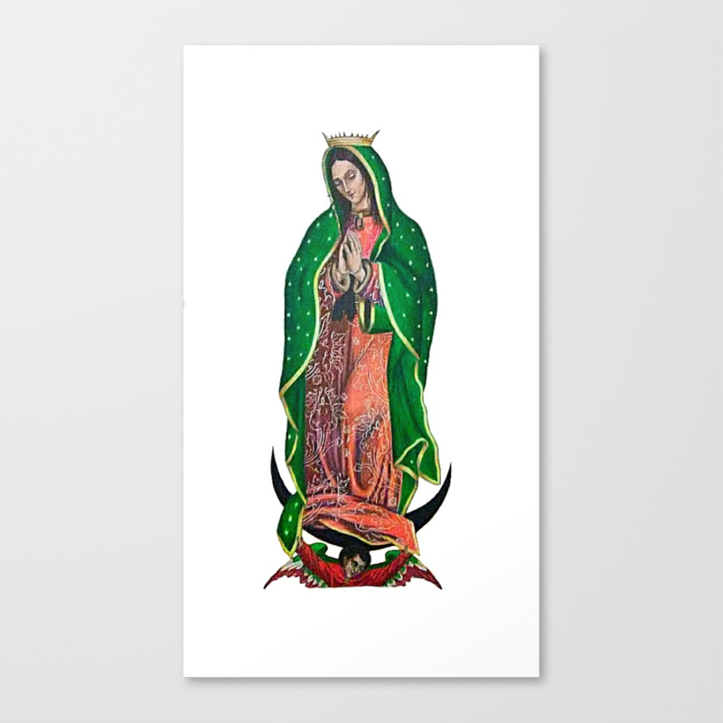 La Virgen De Guadalupe Canvas Print By Starart Gonzalez Society6