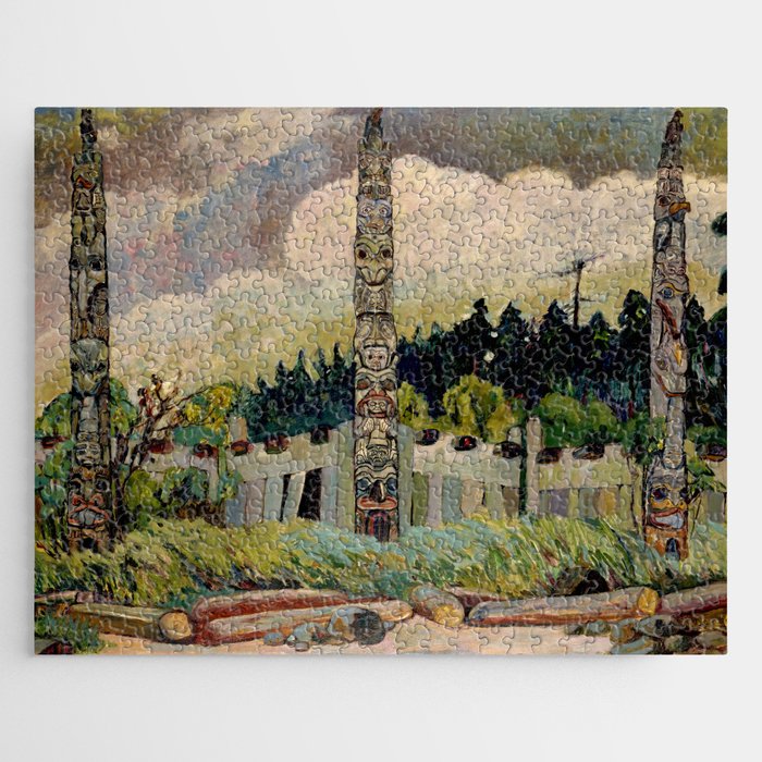  Tanoo, Q.C.I, 1913 by Emily Carr Jigsaw Puzzle