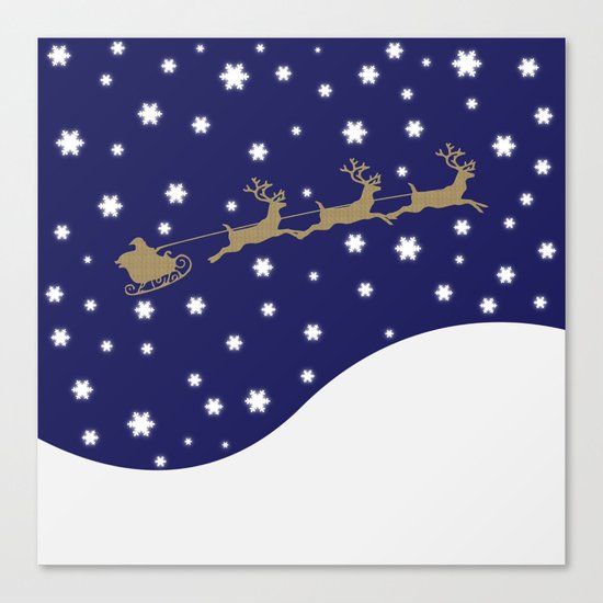 Christmas Santa Claus Canvas Print