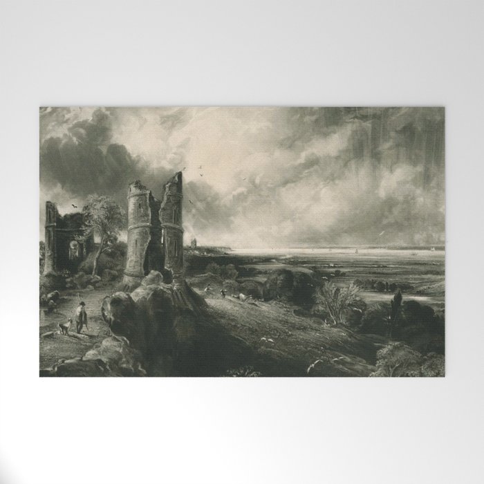 John Constable vintage painting Welcome Mat
