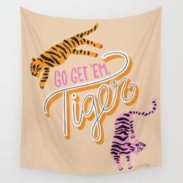 Go Get 'Em Tiger – Melon Wall Tapestry