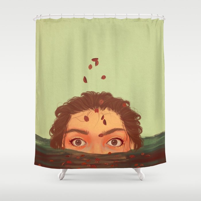 invaders Shower Curtain