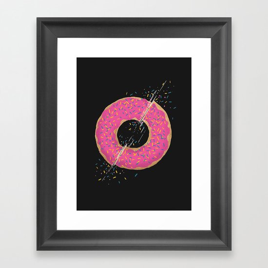 Donut Slices Framed Art Print
