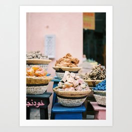 Travel photography print “Souks of Marrakech” | Morocco photo print art | Wanderlust wall art Art Print
