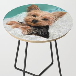 Chewie the Yorkie Side Table