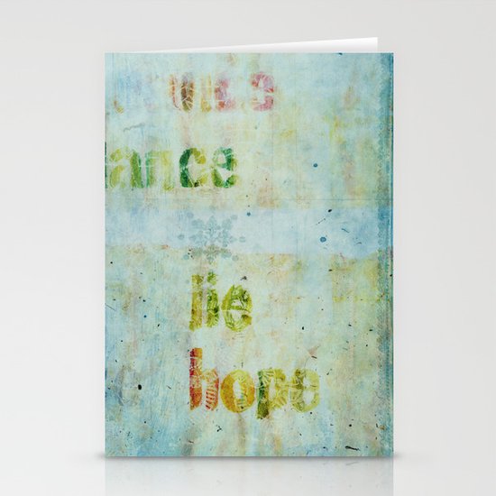 words 2 Stationery Cards