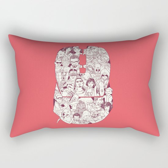 Adulthood Mash-Up Rectangular Pillow