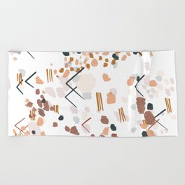 Terrazzo River Rock Beach Towel