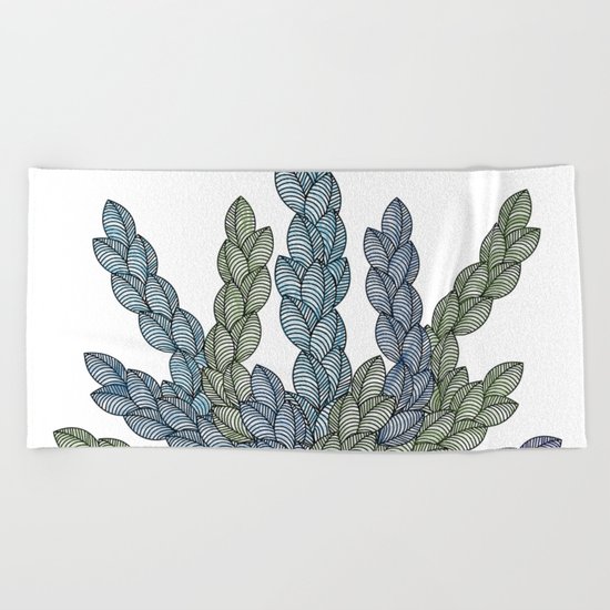 Leaf 11 Beach Towel
