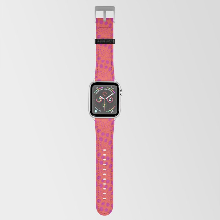 Lace in orange and pink Apple Watch Band
