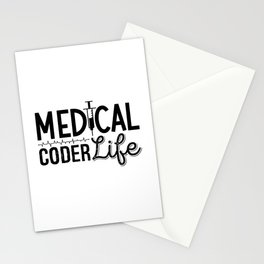 Medical Coder Life Assistant ICD Programmer Coding Stationery Card