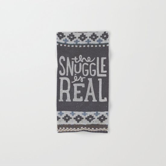 the snuggle is real Hand & Bath Towel