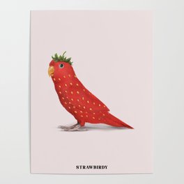Strawbirdy Poster