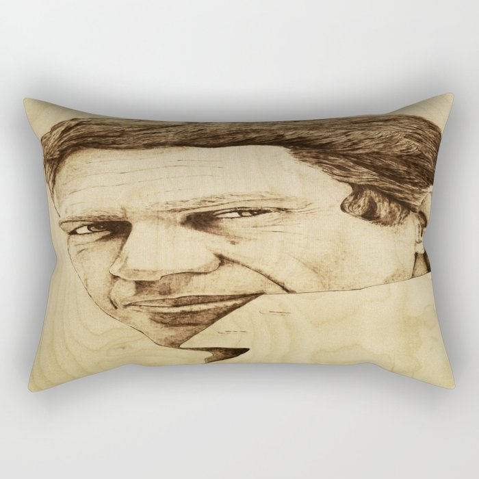 Steve McQueen Rectangular Pillow
