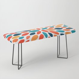 Colorful Floral Bloom Bench