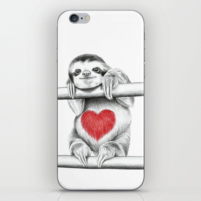 If Care Bears were sloths... iPhone Skin