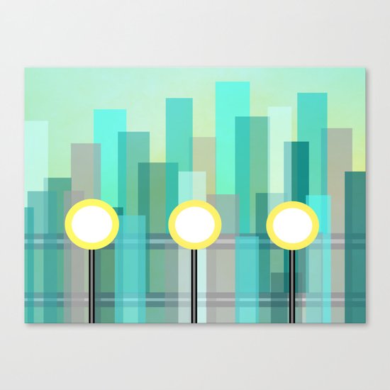Downtown Canvas Print