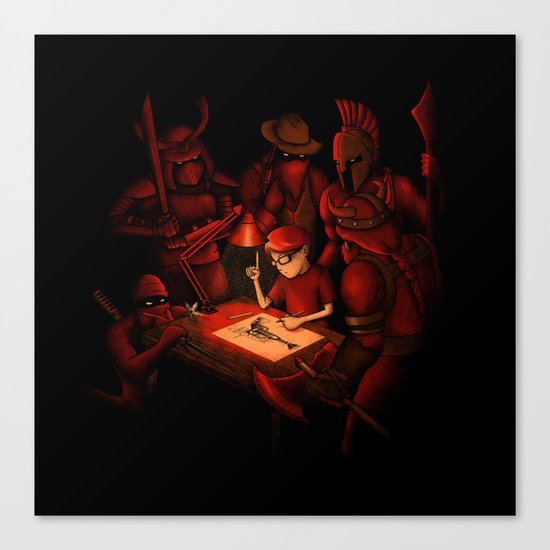Draw Your Weapon Canvas Print