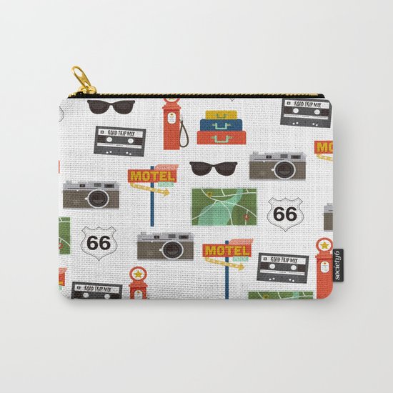 Travel Collage Carry-All Pouch