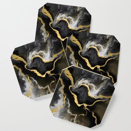 Gold mine marble Coaster