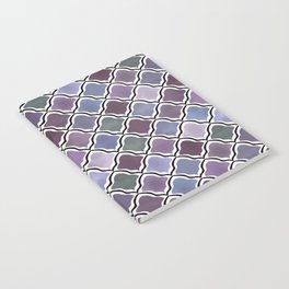 Purple Morocco Tile Pattern Notebook