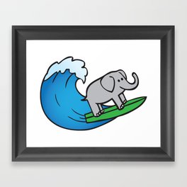 Of Trunks and Tides Framed Art Print