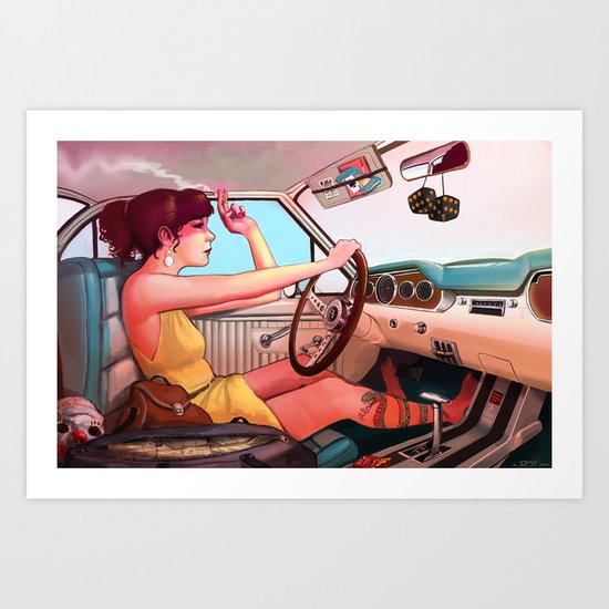 The Getaway Art Print