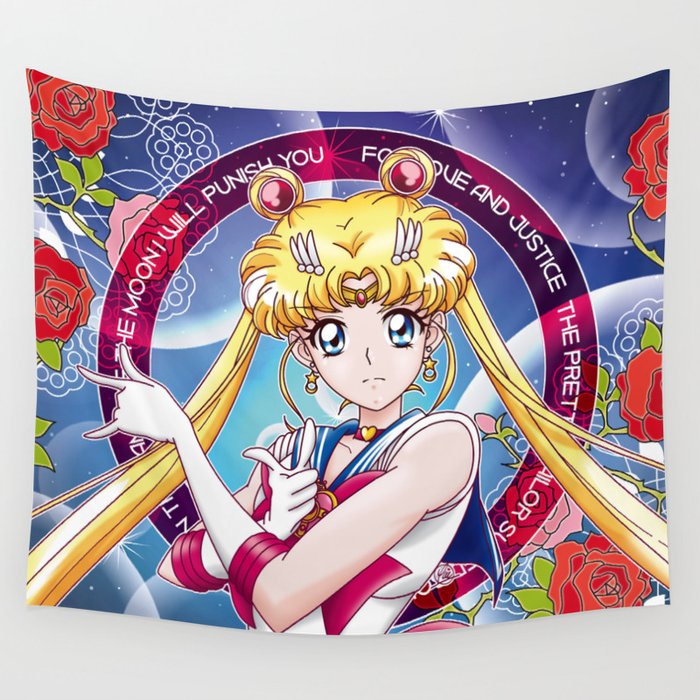 Sailor Moon Sailor Moon Crystal III EDT Wall Tapestry by Yue