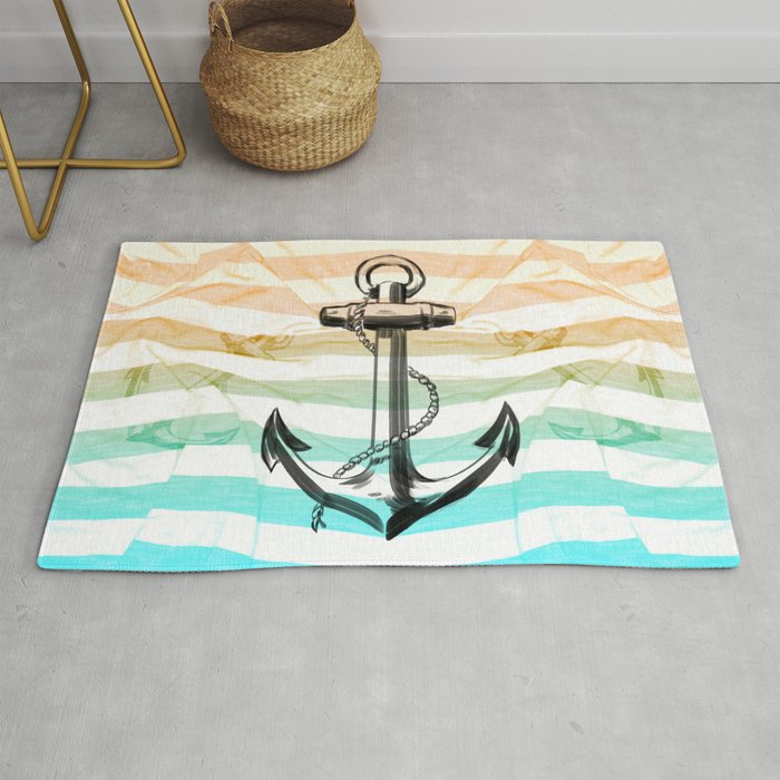 Laundry Day Series: "You're an Anchor" Rug