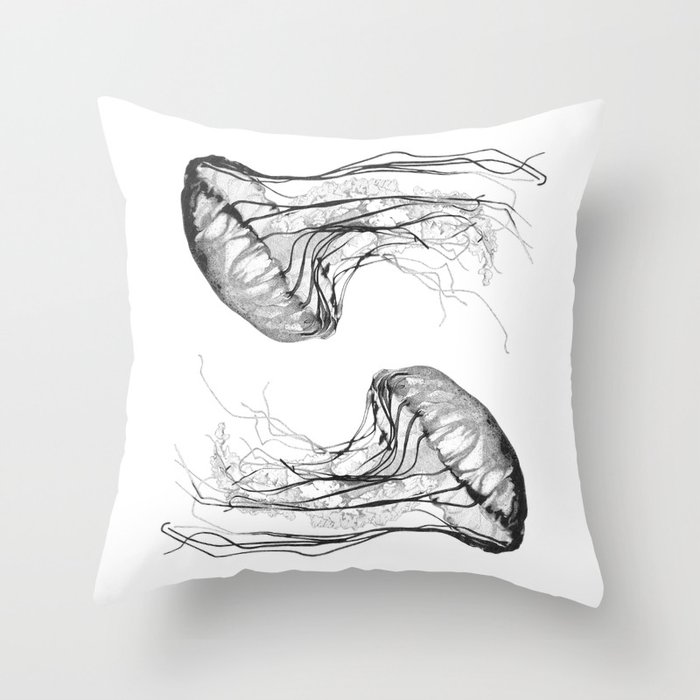 Medusozoa Throw Pillow