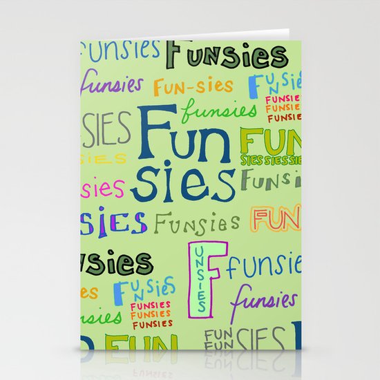 Funsies, 2 Stationery Cards