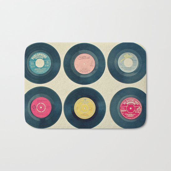 Vinyl Collection Bath Mat