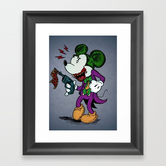 Why So Serious? Framed Art Print