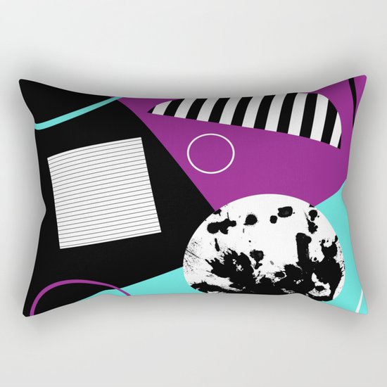 Bits And Bobs 2 - Abstract, geometric design Rectangular Pillow