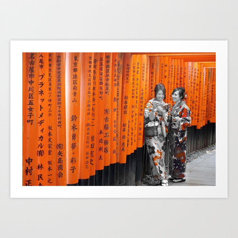 Fushimi Inari Taisha Art Print By Kylestyles Society6