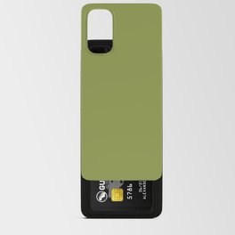 SPINACH GREEN SOLID COLOR  Android Card Case