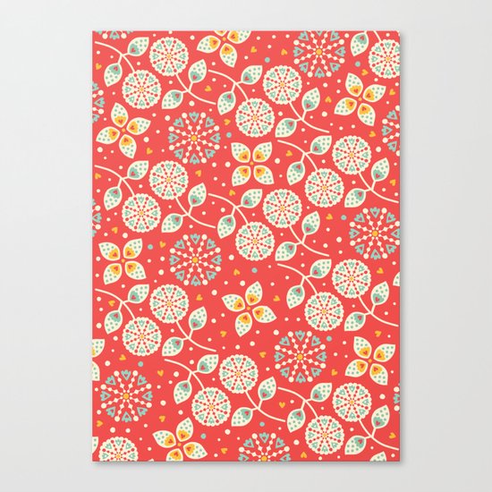 Vintage Flora Canvas Print