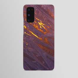Frost and Sun - Purple and Gold Android Case